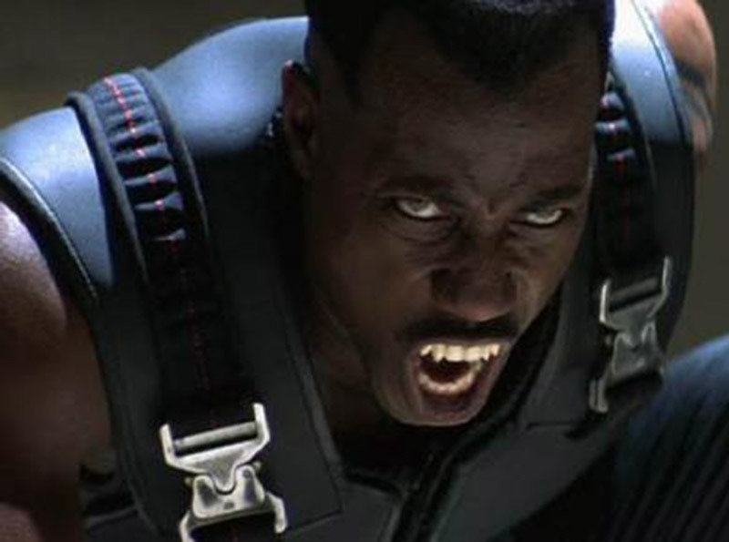 Blade, o caçador de vampiros (Wesley Snipes) - Desenho de