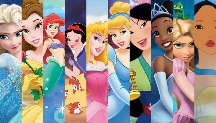 De quais eras são as princesas da Disney?