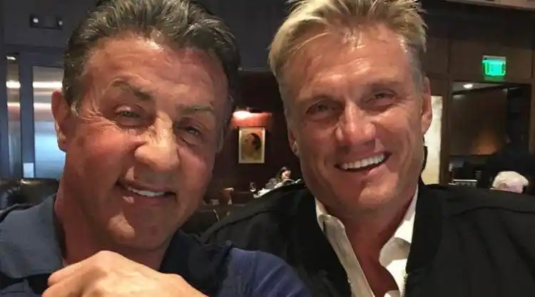 20180402 sylvester stallone dolph lundgren papo de cinema