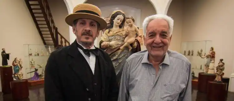 Paulo Vespúcio filma participação em documentário na cidade de Goiás 2 20180508 paulo vespucio elder camargo de passos papo de cinema 2