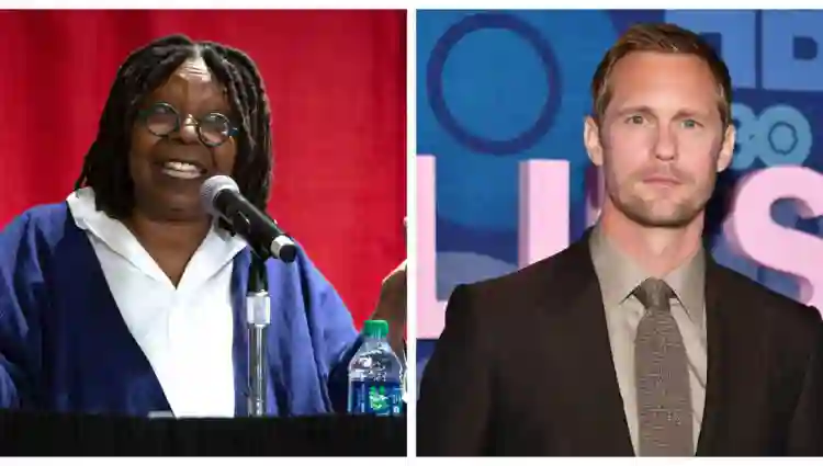 20190911 whoopi goldberg alexander skarsgard papo de cinema