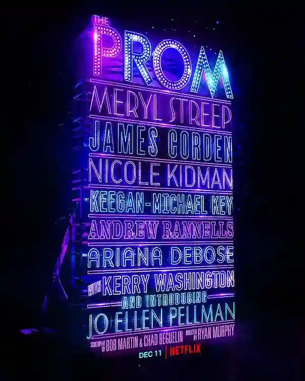 20200914 the prom netflix ryan murphy papo de cinema poster