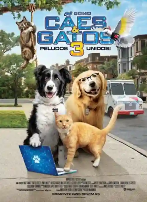 20200925 como caes e gatos 3 peludos unidos papo de cinema cartaz