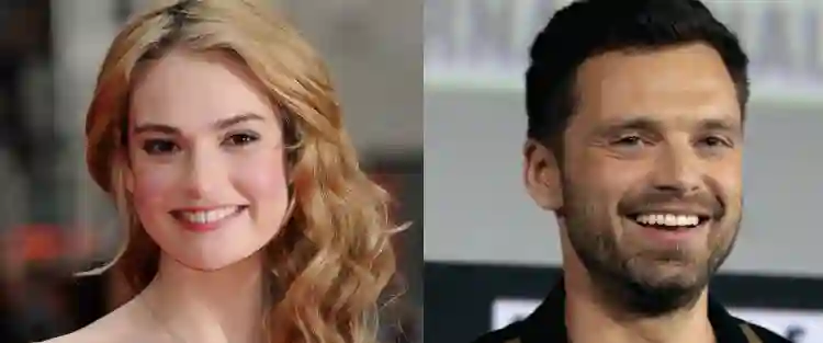 Escolhidos os intérpretes de Pamela Anderson e Tommy Lee em série sobre sex tape 2 20201216 lily james sebastian stan papo de cinema 750