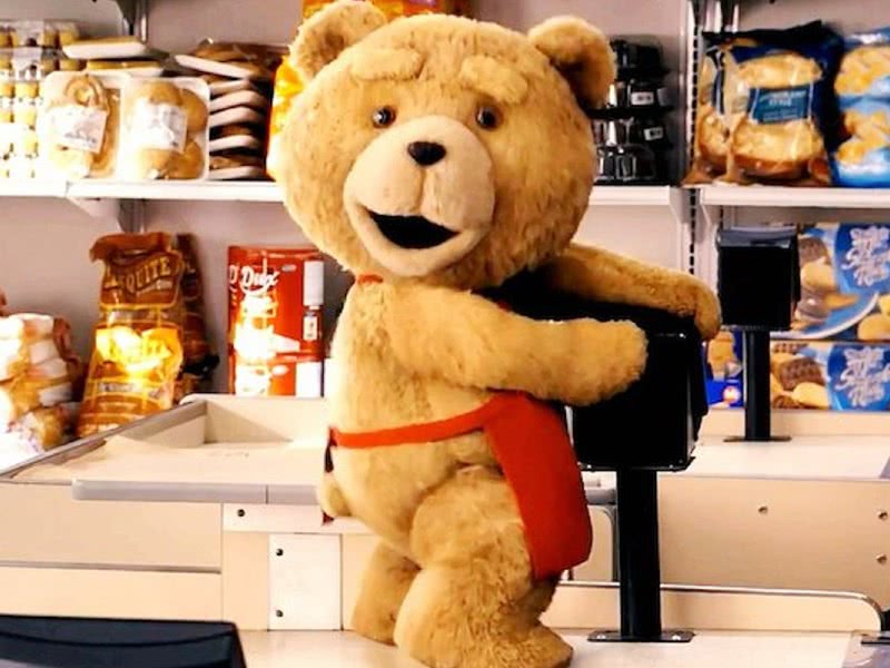 Urso TED do filme- ursinho chapadão 