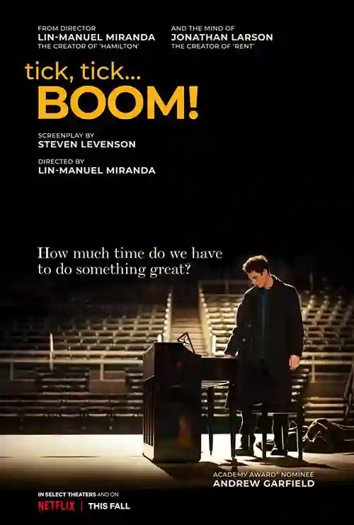 20211006 tick tick boom papo de cinema cartaz