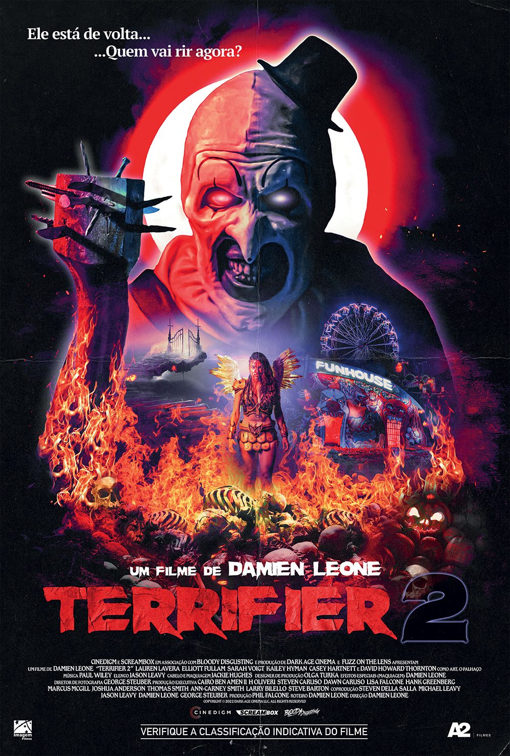 Terrifier 2 :: Horror ganha data de estreia nos cinemas brasileiros