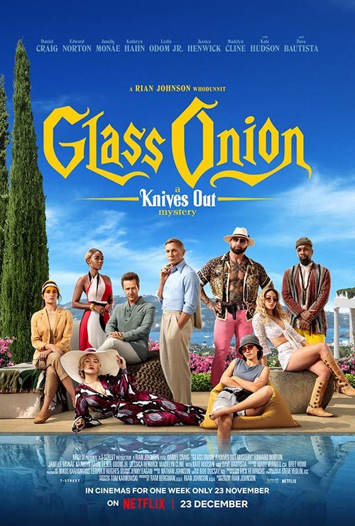 Glass Onion: Um Mistério Knives Out  Novo mistério de Rian Johnson ganha  primeiro trailer pela Netflix - Cinema com Rapadura