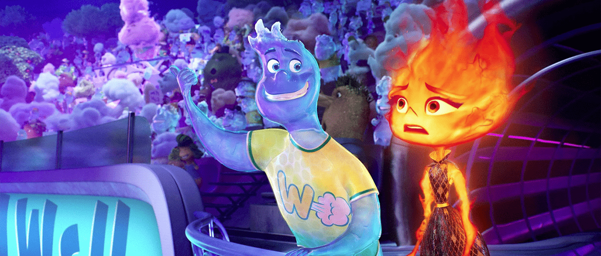 Elemental, Água e Fogo numa Metáfora da Disney Pixar