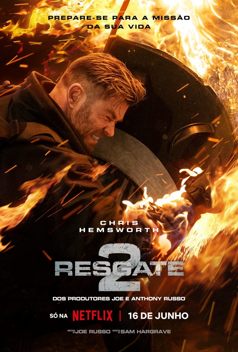 Chris Hemsworth comemora sucesso de 'Resgate', maior estreia da história da  Netflix 