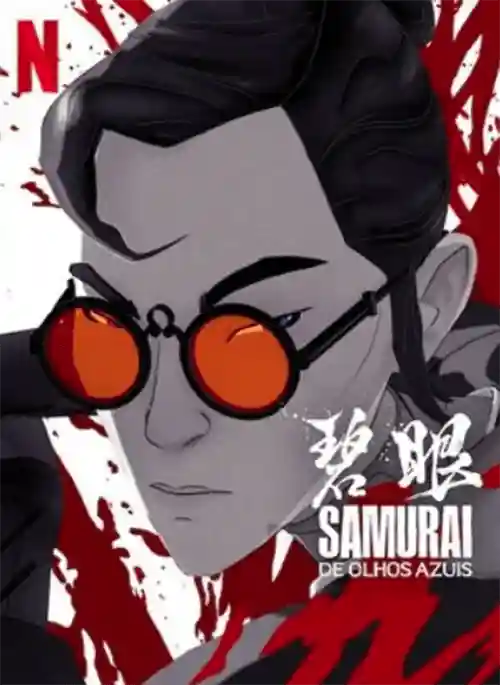 Séries 10 20231123 samurai de olhos azuis papo de cinema cartaz teaser