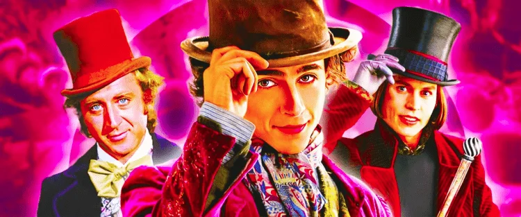 Wonka se destaca nas bilheterias mundiais e supera A Fantástica Fábrica de Chocolate 2 20240103 saga willy wonka papo de cinema banner