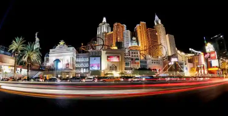 20240326 las vegas strip las vegas strip vegas nevada las casino fisheye 664776