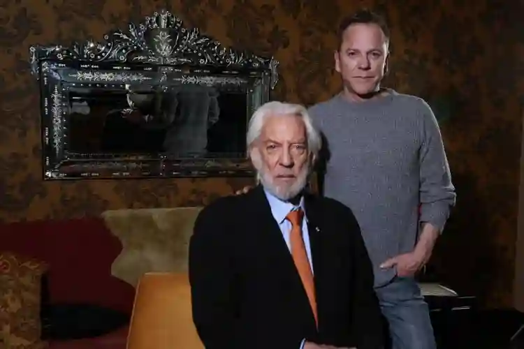 Donald Sutherland, ator vencedor do Oscar, morre aos 88 anos nos Estados Unidos 2 20240620 kiefer e donald sutherland papo de cinema