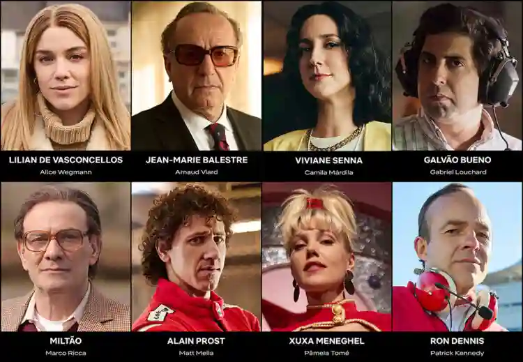 Senna :: Caracterização dos principais personagens da minissérie é revelada. Confira! 2 Personagens de Senna