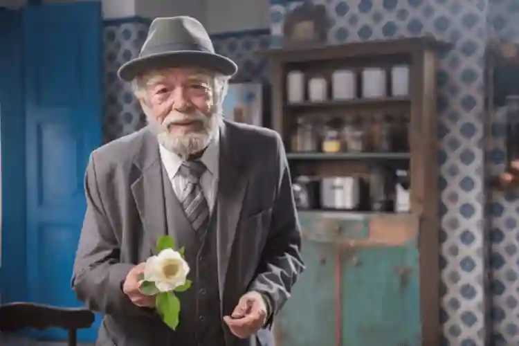 Emiliano Queiroz, ator de mais de 40 novelas, morre aos 88 anos 4 Emiliano Queiroz. Acervo TV Globo