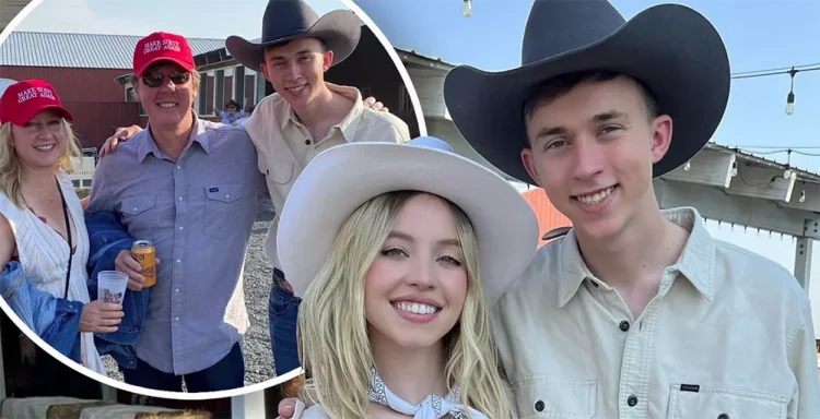 Sydney Sweeney :: Jeans ou genes? Propaganda com a atriz gerou polêmica racial e política. Entenda! 3 Sydney Sweeney em festa familiar