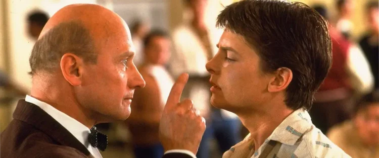 James Tolkan e Michael J. Fox