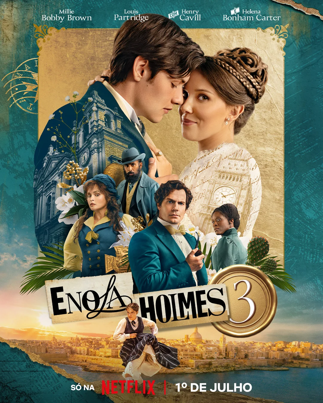 20260713 enola holmes 3 poster papo de cinema