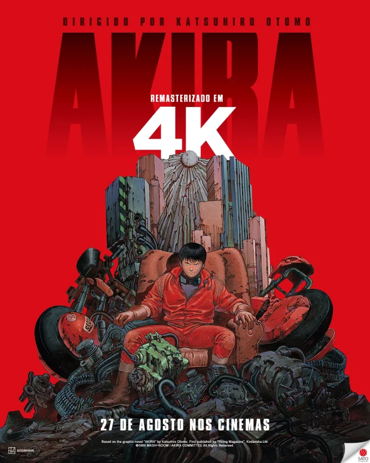 Akira :: Clássico anime cyberpunk volta aos cinemas em 4K. Confira data de estreia! 3 Akira